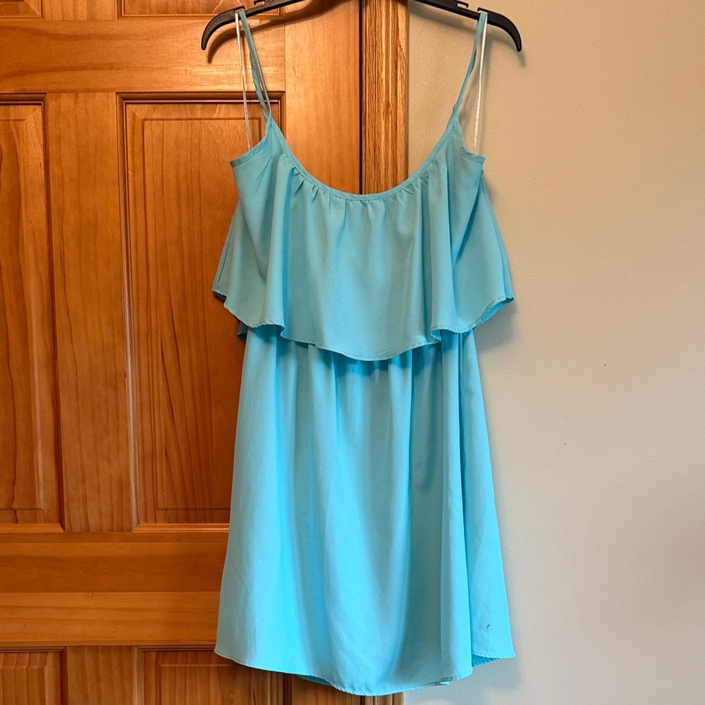 Fun & Flirt Aqua Dress